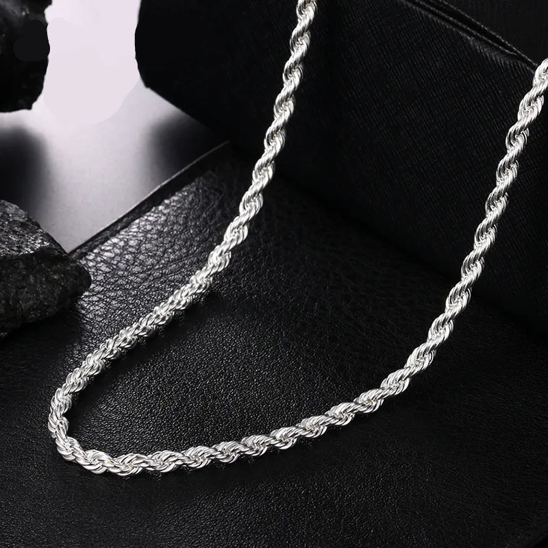 Cadena Serpiente Trenzada 4 mm