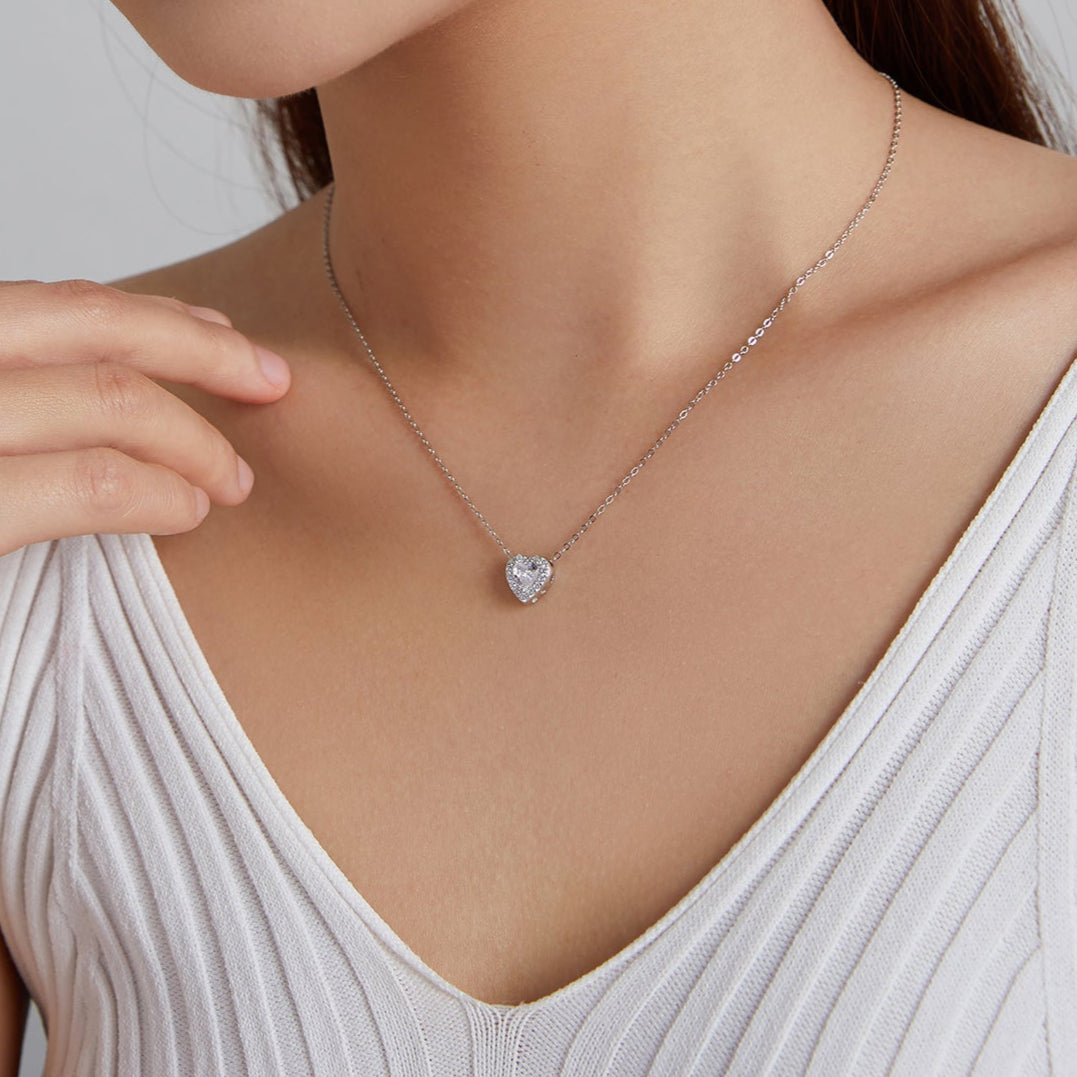 Cadena Corazon de Circonia