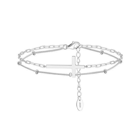 Adjustable Double Chain Bracelet