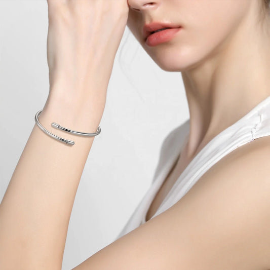 Pulsera Abierta Cruzada