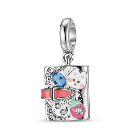 Little Rabbit Diary Pendant Charm