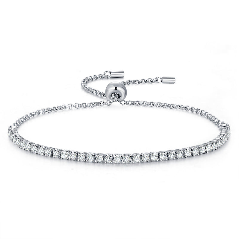 Adjustable Tennis Crystal Bracelet