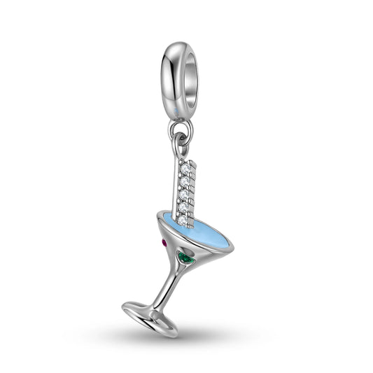 Beautiful Cocktail Pendant Charm