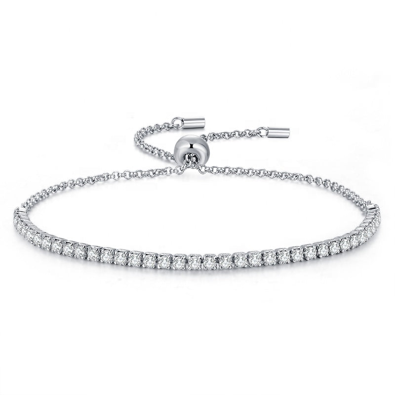 Adjustable Tennis Crystal Bracelet