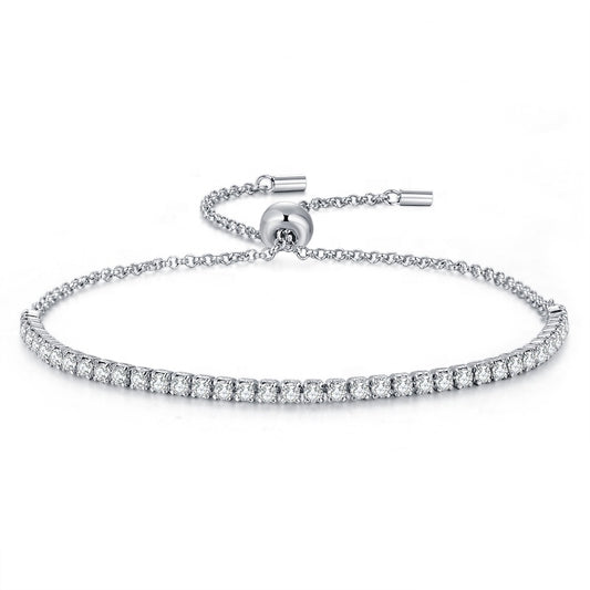 Adjustable Tennis Crystal Bracelet
