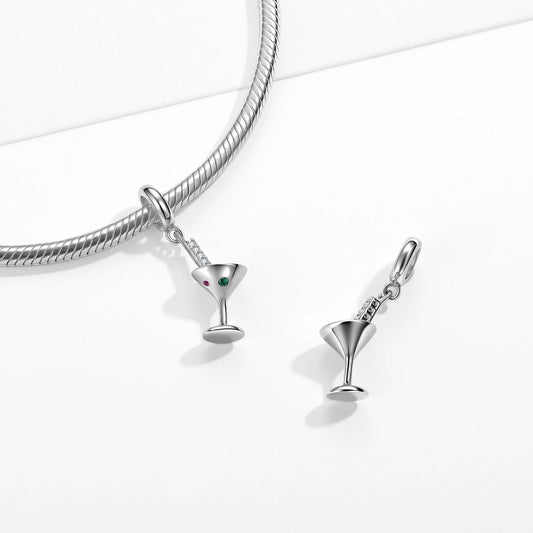 Beautiful Cocktail Pendant Charm
