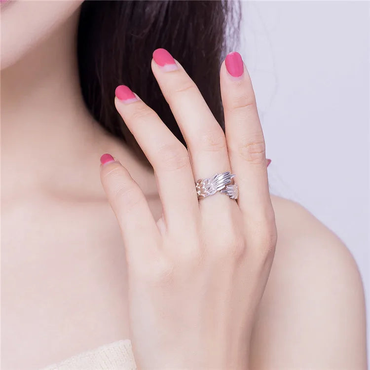 Anillo de Alas Abiertas