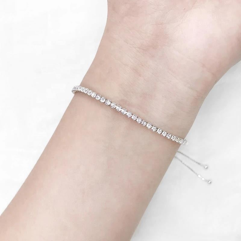 Adjustable Tennis Crystal Bracelet