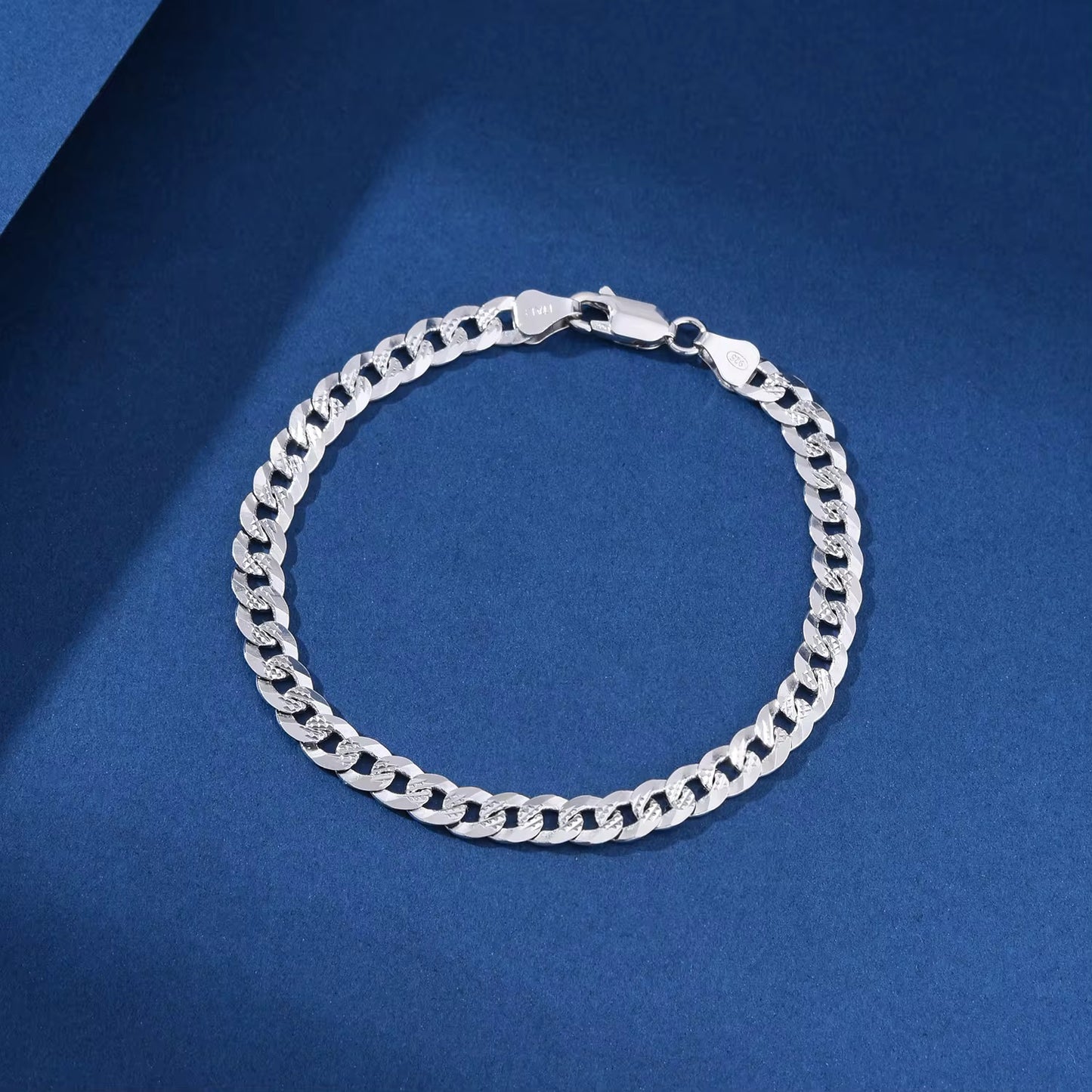 Cuban Diamond Cut Bracelet