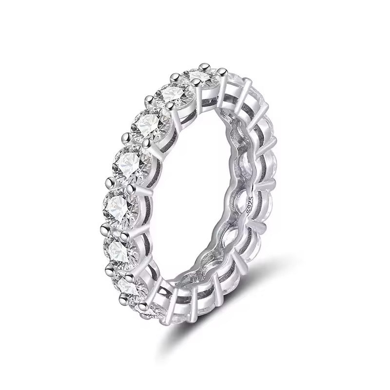 Tennis Ring with Zirconia